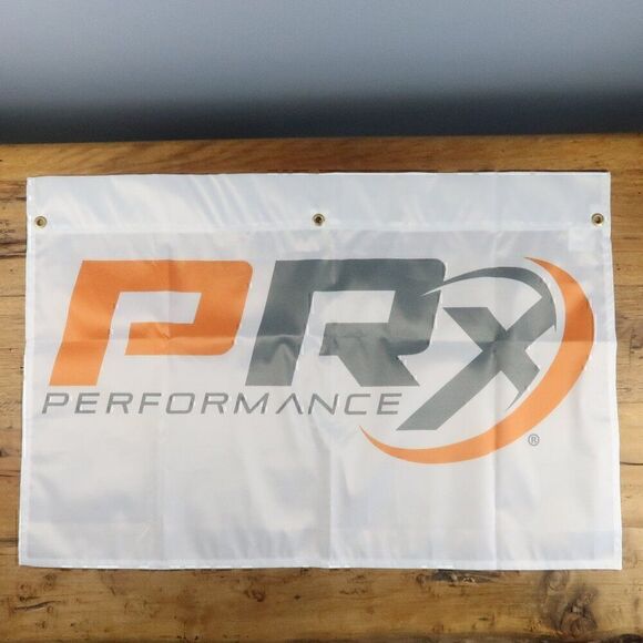 PRX PERFORMANCE GYM BANNER WHITE NEW - Picture 1 of 4